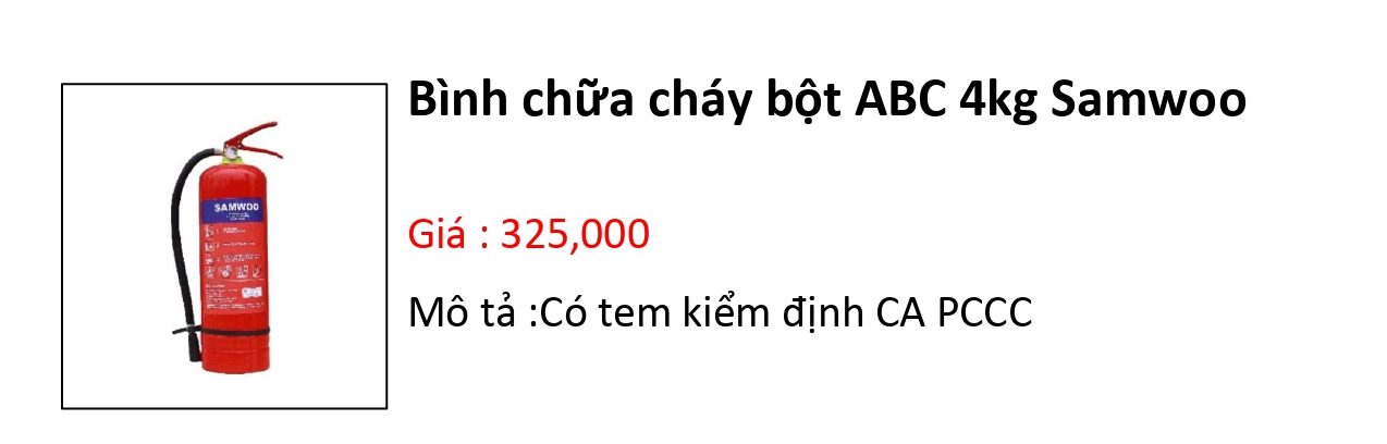 – BCC bột ABC 4kg HQ